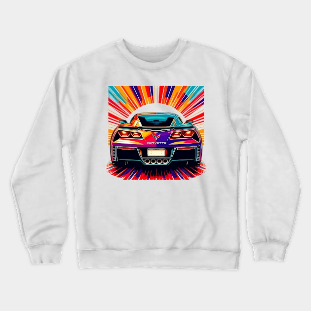 Chevrolet Corvette Crewneck Sweatshirt by Vehicles-Art